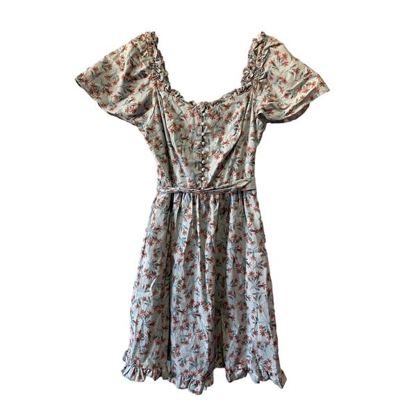 Gal Meets Glam Anthropologie Marianna Floral Dress Sz 6P - Picture 2 of 9